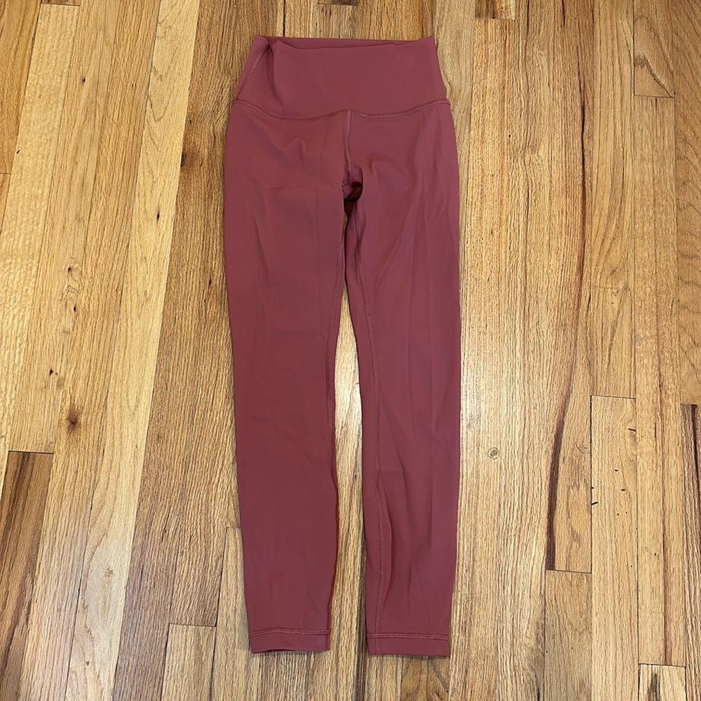 Lululemon Soft Cranberry Wunder High-Rise Tight 25”